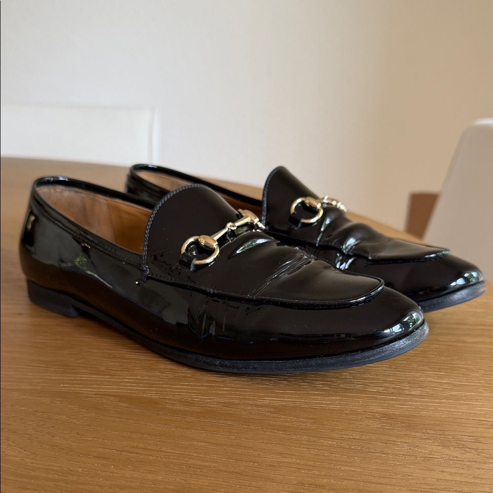 Gucci Jordaan Horsebit patent leather loafers women’s  39.5 or 9.5 - Picture 12 of 14